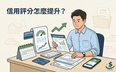 信用評分怎麼提升？9 個方法讓貸款更容易過件