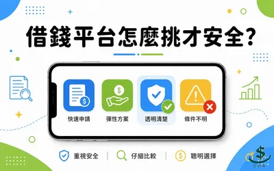 借錢平台怎麼挑才安全？合法網路借錢管道比較與避雷重點（2026）